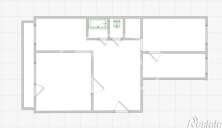 3-комн квартира улица Мира, 128,  д. 128
