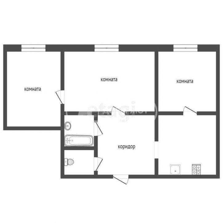 3-комн квартира Советская улица, 98/1