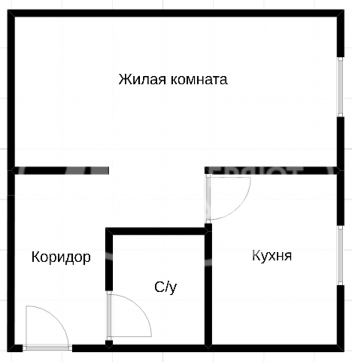 1-комн квартира Пионерская улица, 48Д
