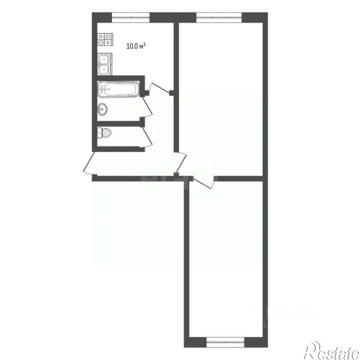 2-комн квартира ул Ленина, 107,  д. 107