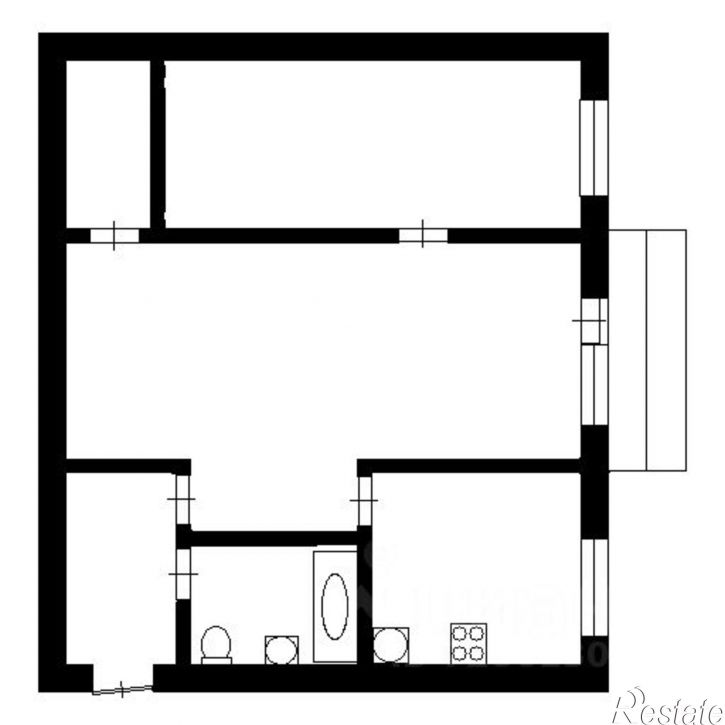 2-комн квартира улица Свердлова, 41,  д. 41