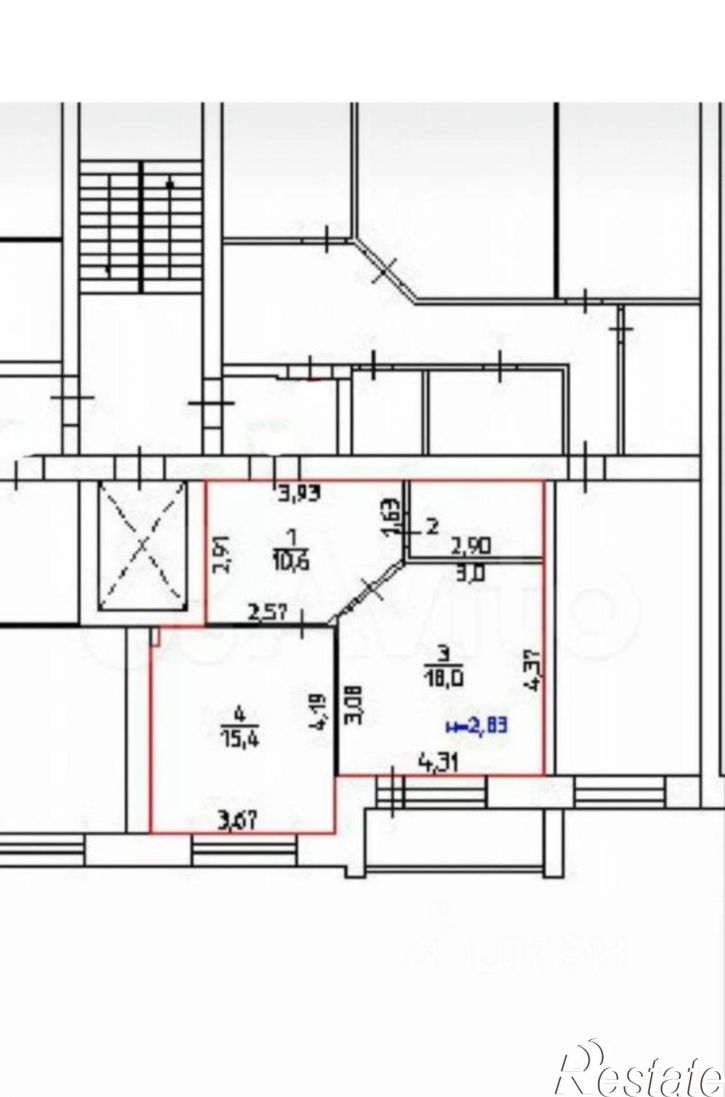 1-комн квартира ул Мира, 2/1,  д. 2/1