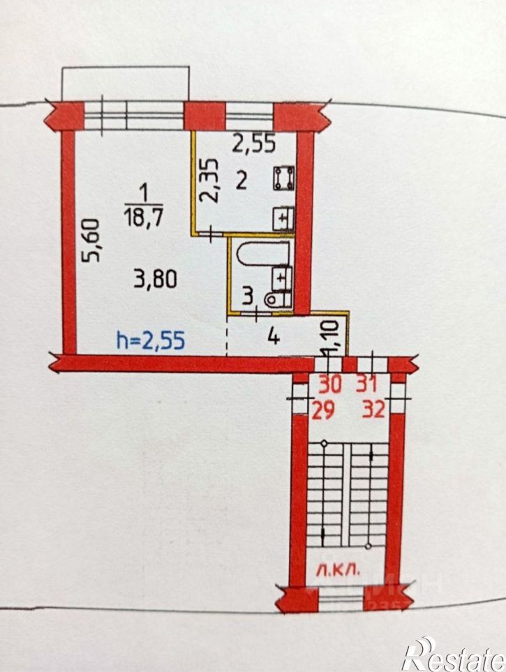 1-комн квартира ул Чайковского, 10,  д. 10