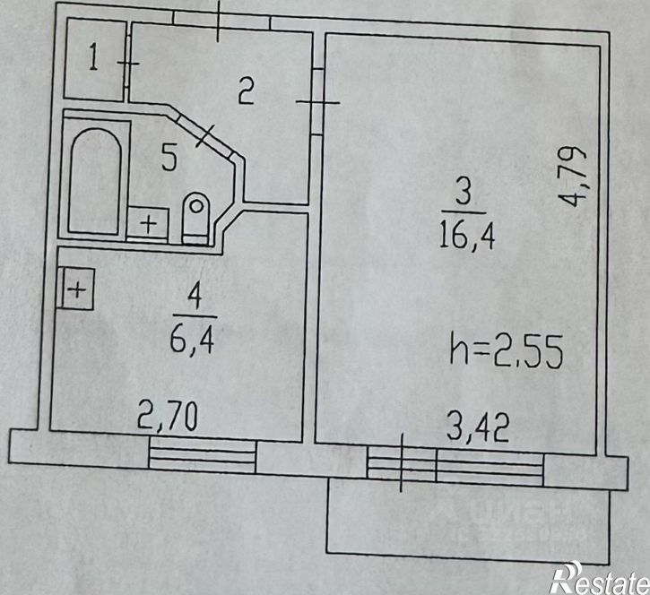 1-комн квартира ул Строителей, 10,  д. 10