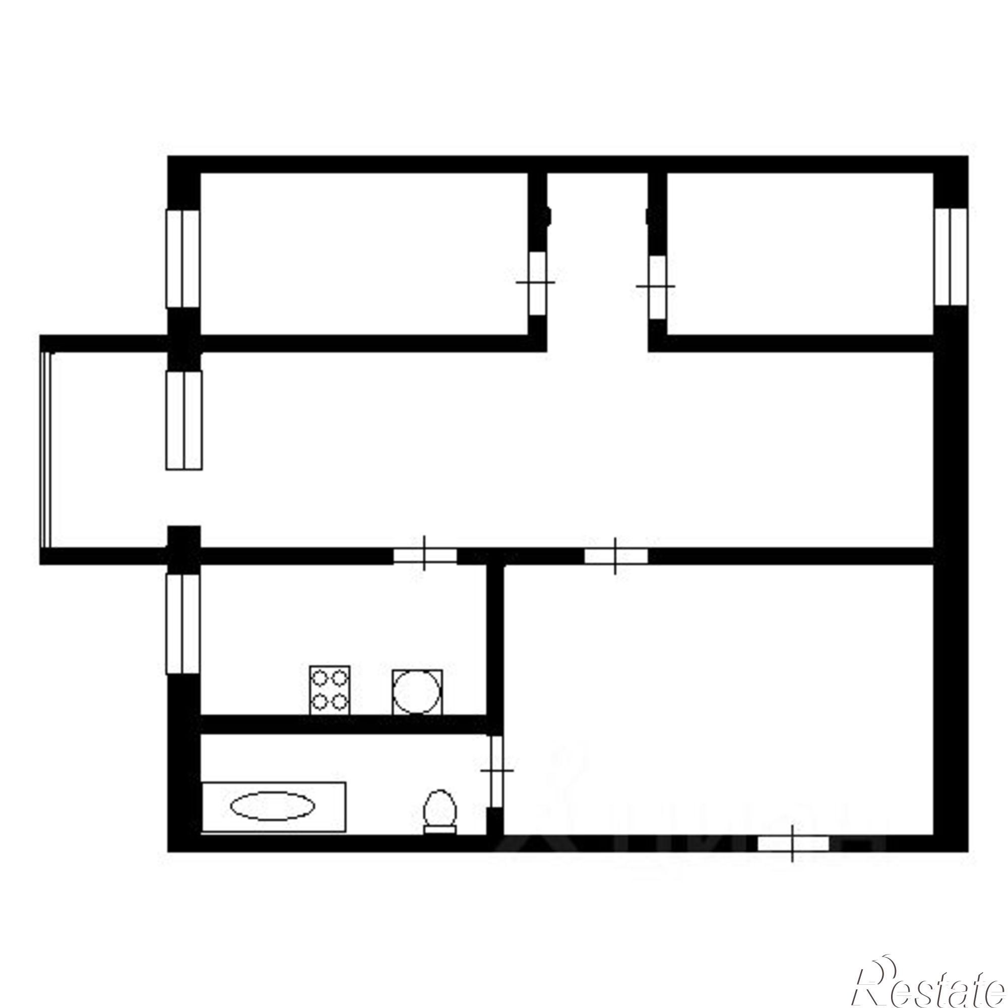 Купить квартиру за 3 600 000 рублей на г Березники, ул Юбилейная, д 46