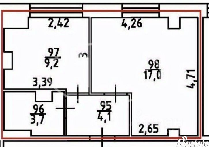 1-комн квартира улица Энергетиков, 40А,  д. 40А