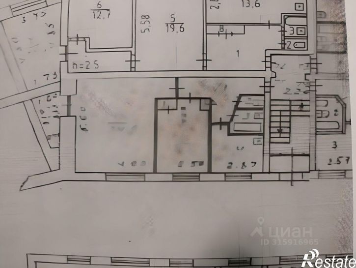 2-комн квартира Чайковский, улица Ленина, 36/1