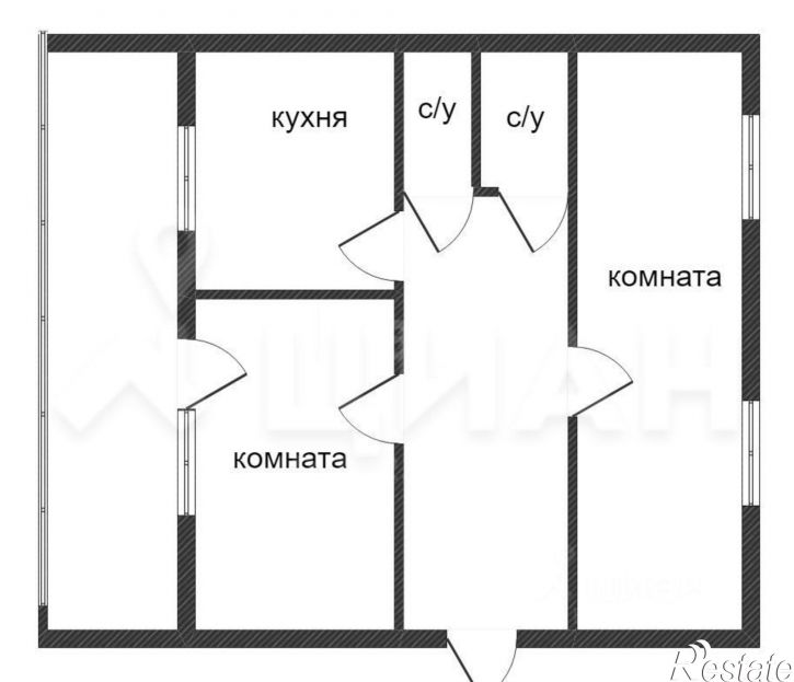 2-комн квартира Краснокамский район, Майский п.