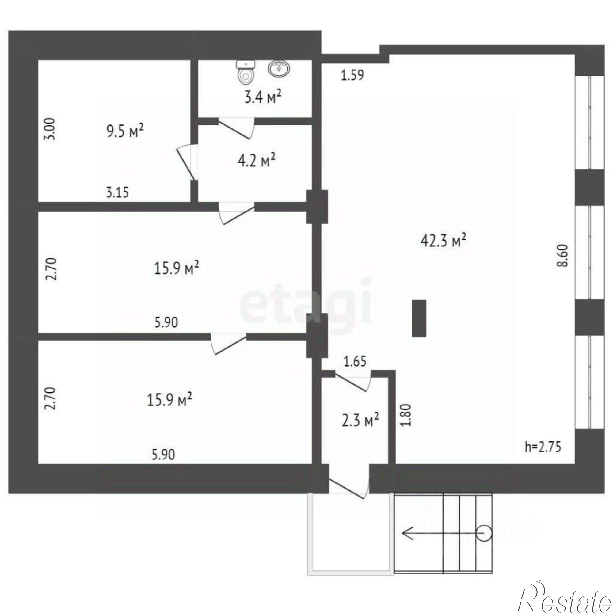 Купить складское помещение за 2 000 060 рублей