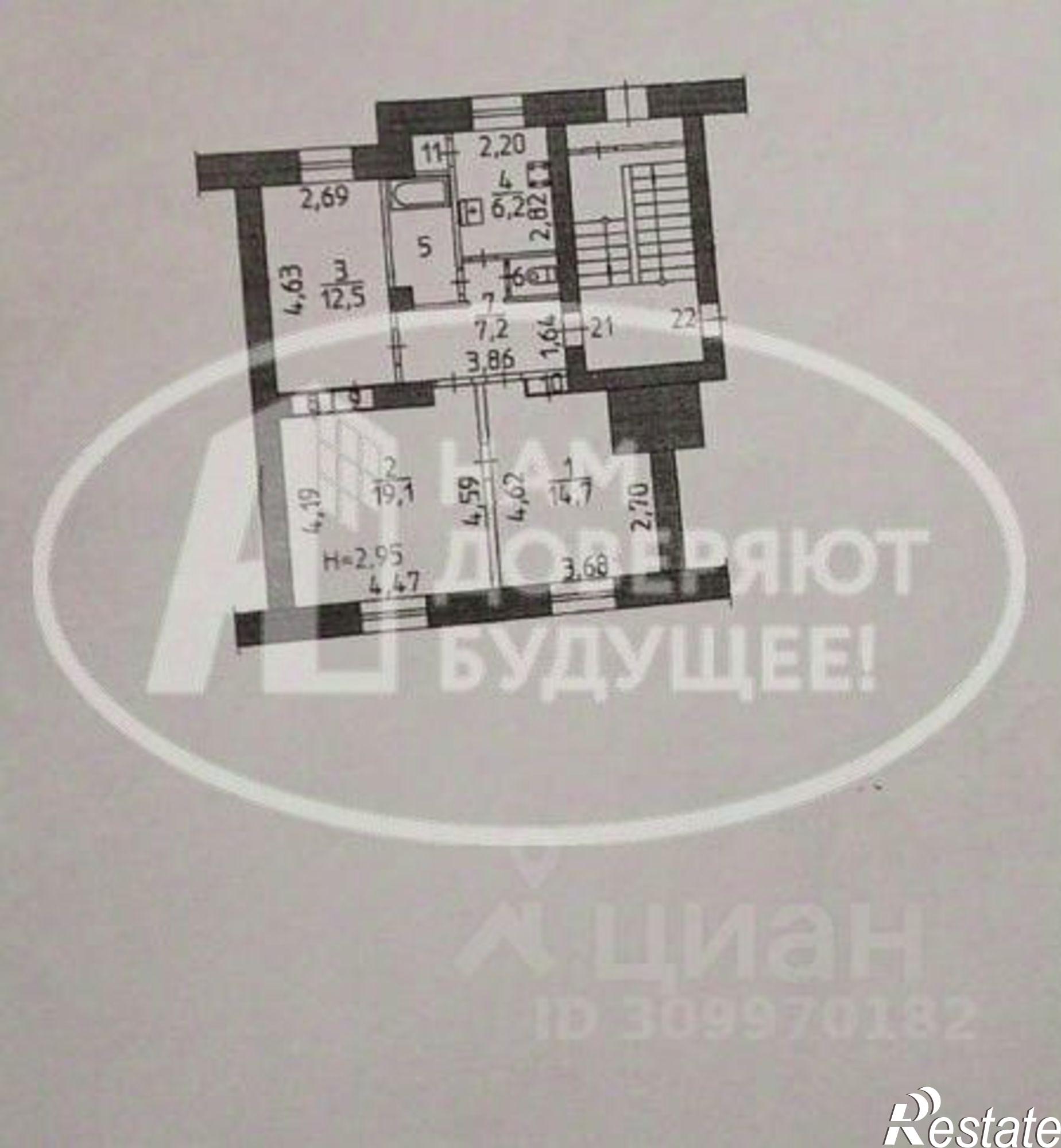 Купить квартиру за 2 100 000 рублей на Чусовской городской округ, Чусовой