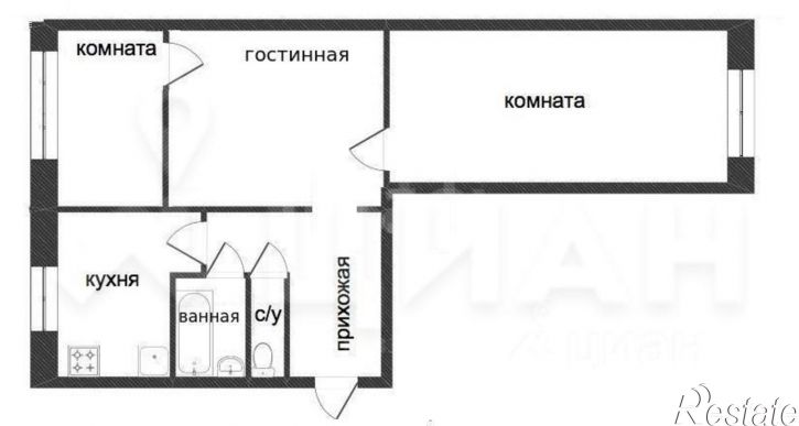 2-комн квартира г Березники, ул Юбилейная, д 118