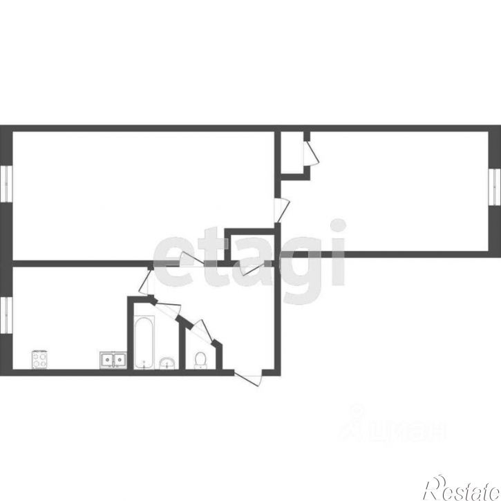 2-комн квартира городской округ Пермь, Пермь