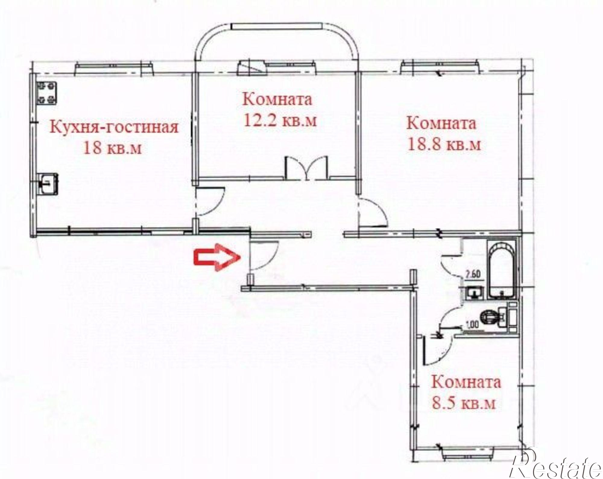 Купить квартиру за 6 700 000 рублей на Пермский район, Кондратово д.
