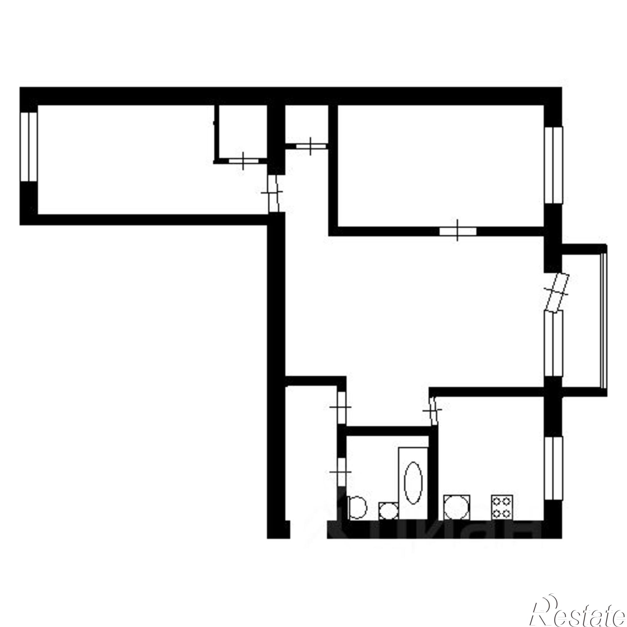 Купить квартиру за 2 200 000 рублей на Добрянка, ул. Жуковского, 21
