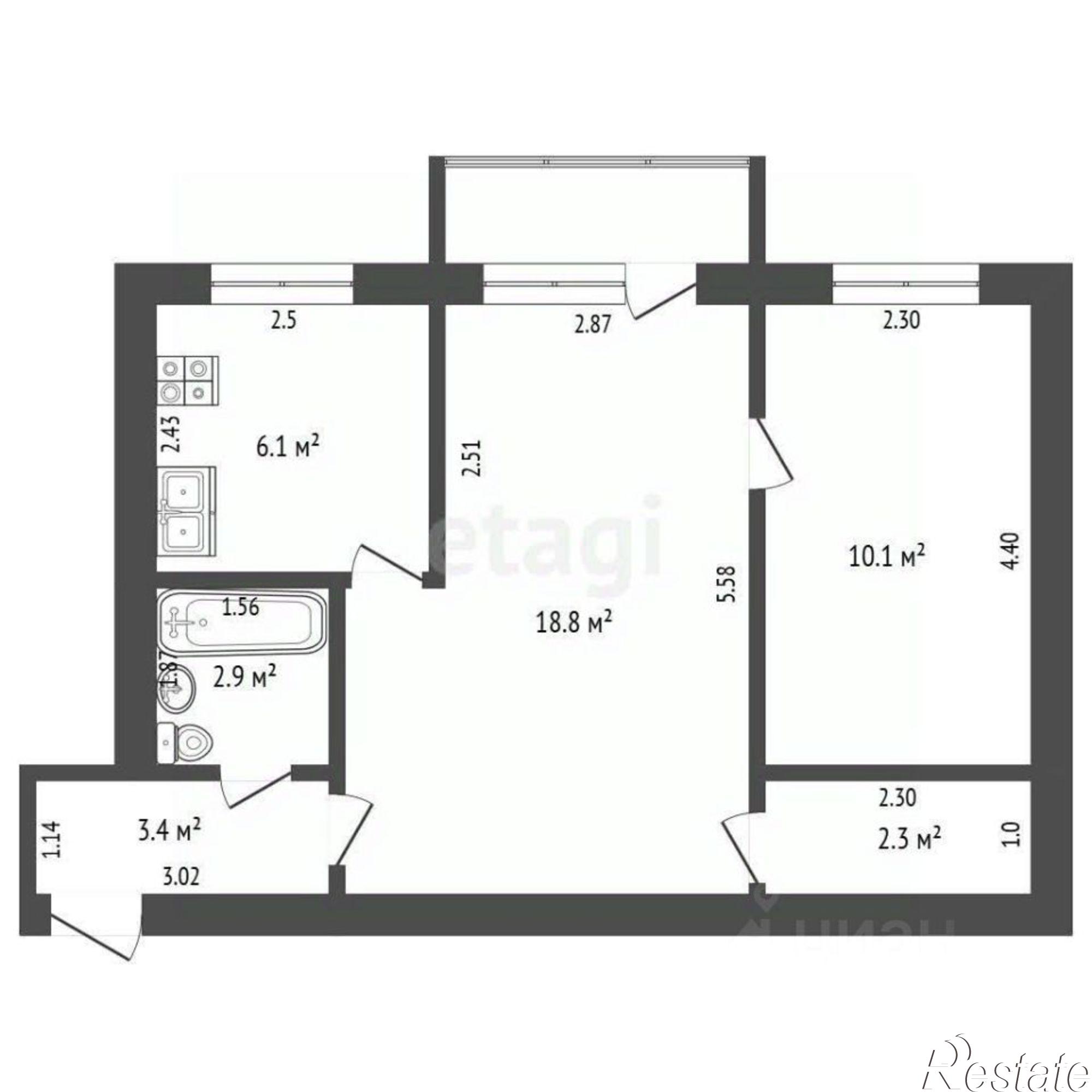 Купить квартиру за 2 800 000 рублей