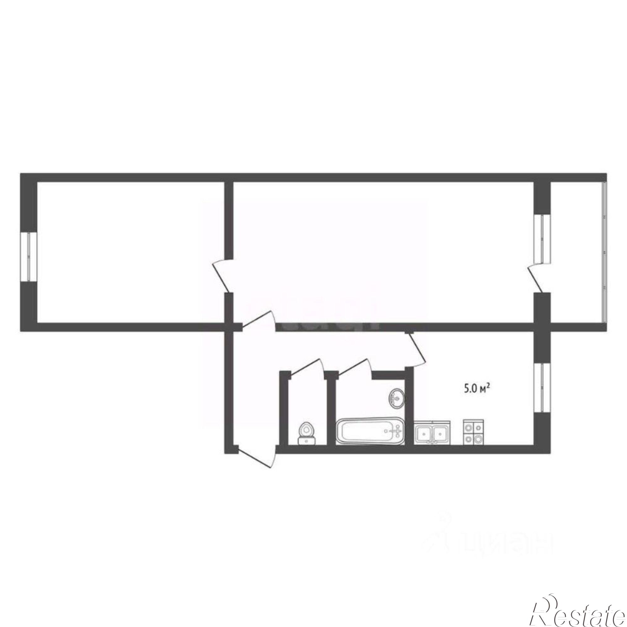 Купить квартиру за 2 300 000 рублей на Добрянский муниципальный округ