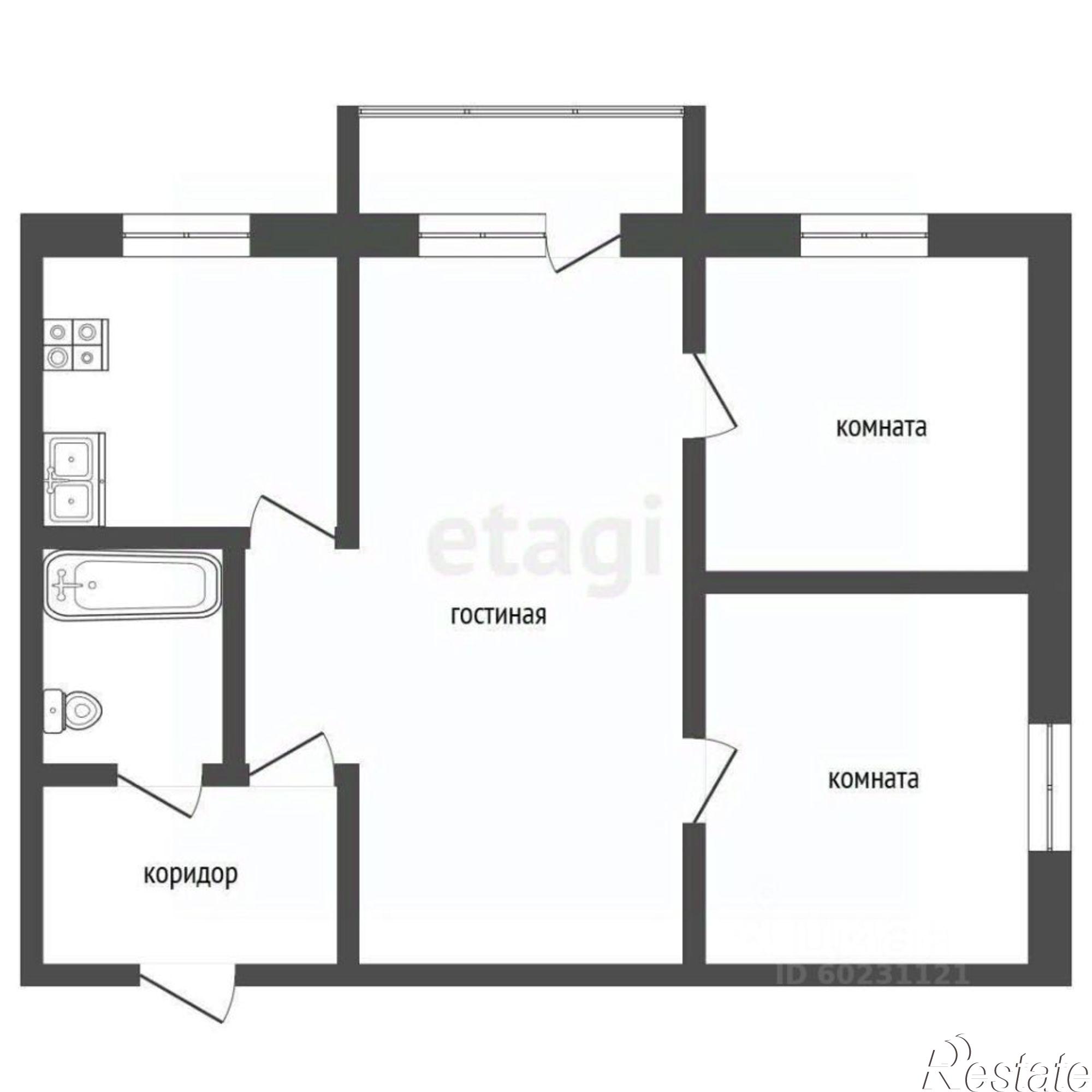 Купить квартиру за 2 600 000 рублей на Добрянский муниципальный округ