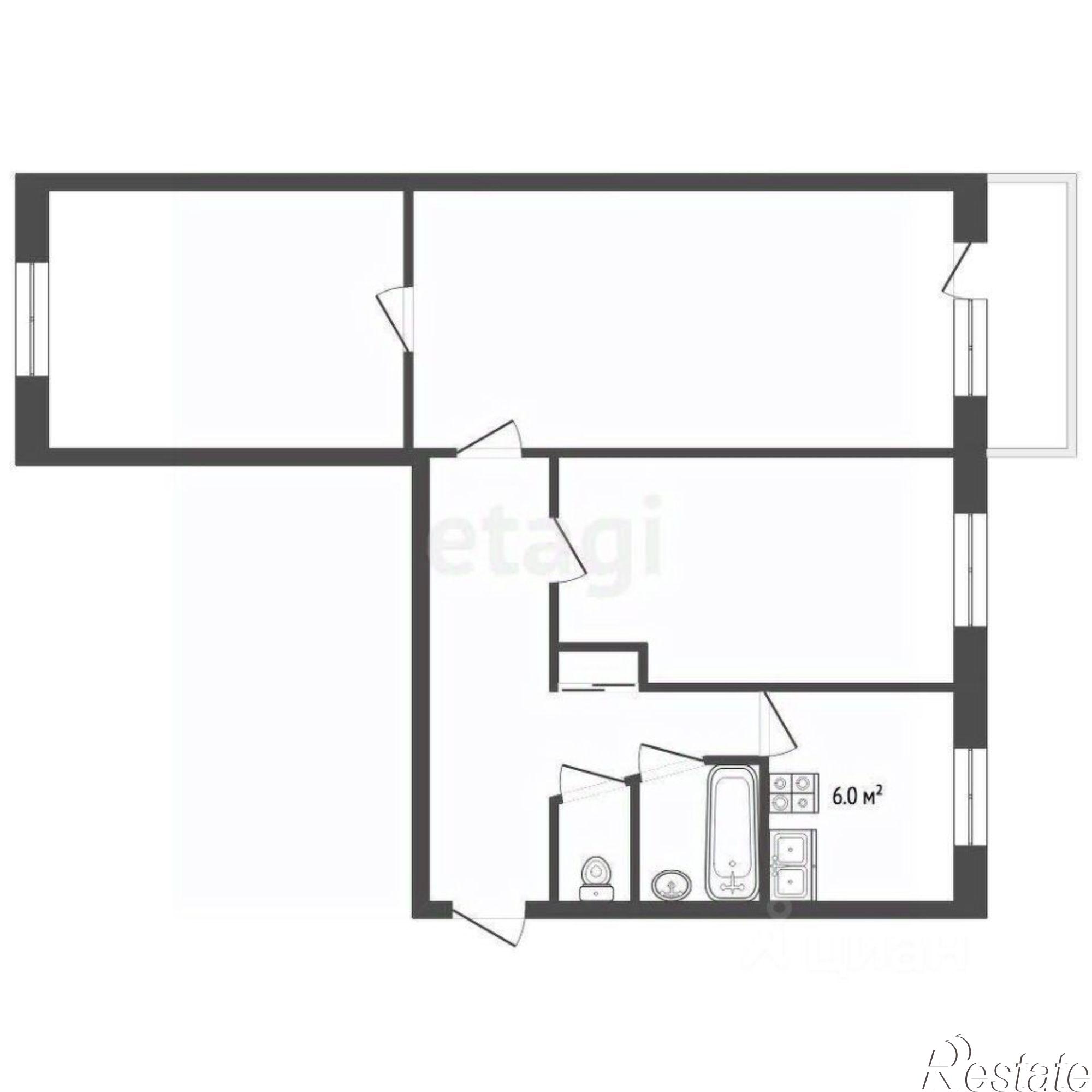 Купить квартиру за 3 700 000 рублей