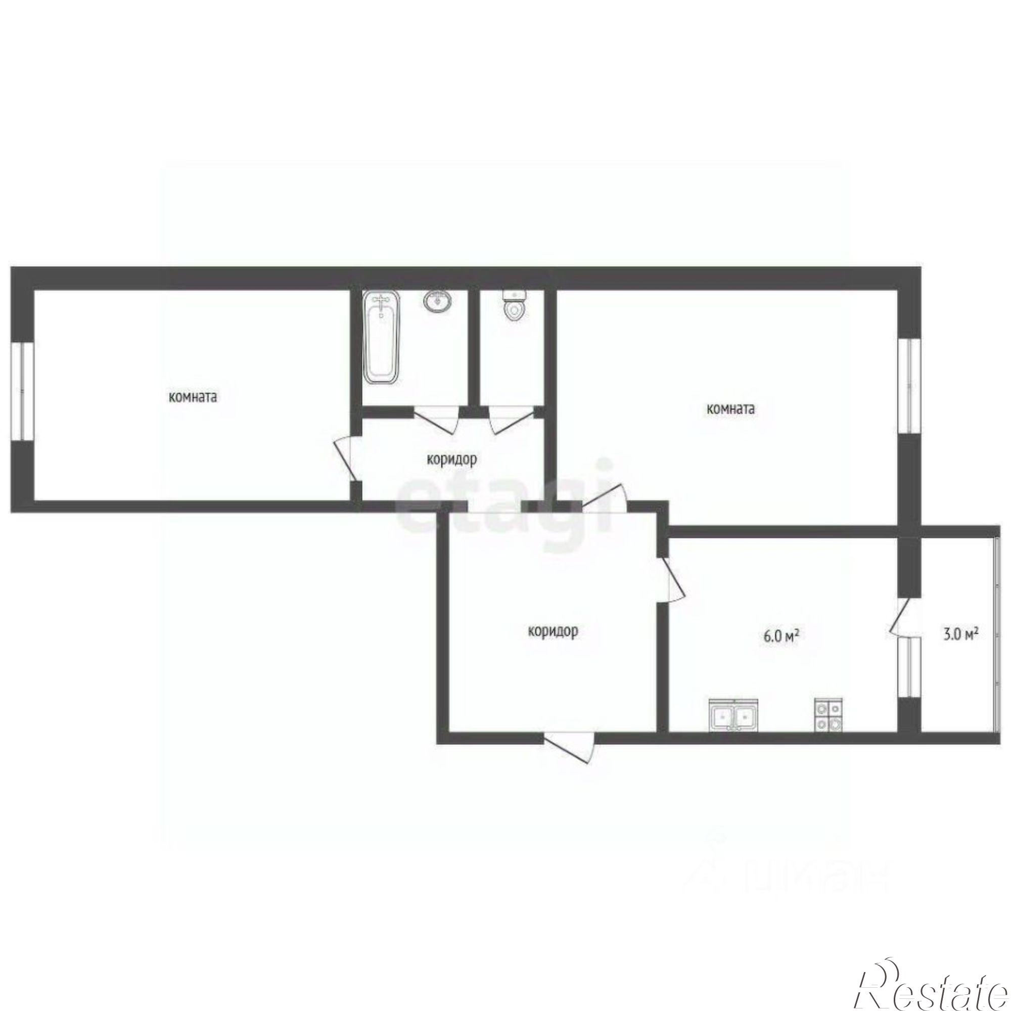 Купить квартиру за 2 400 000 рублей на Добрянский муниципальный округ