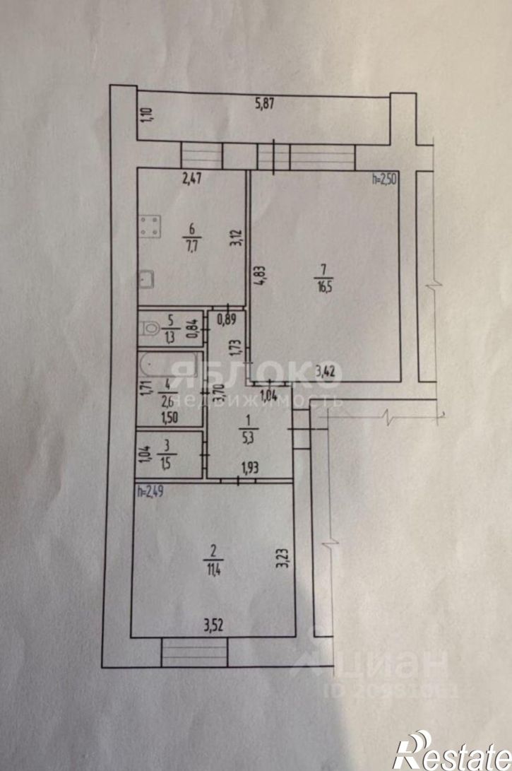 2-комн квартира г Березники, ул 30 лет Победы, 18