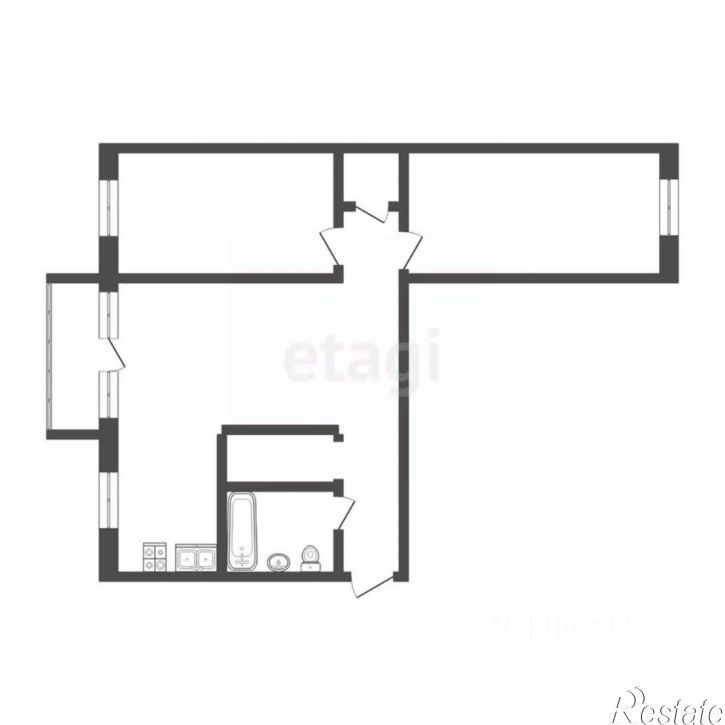 3-комн квартира городской округ Пермь, Пермь