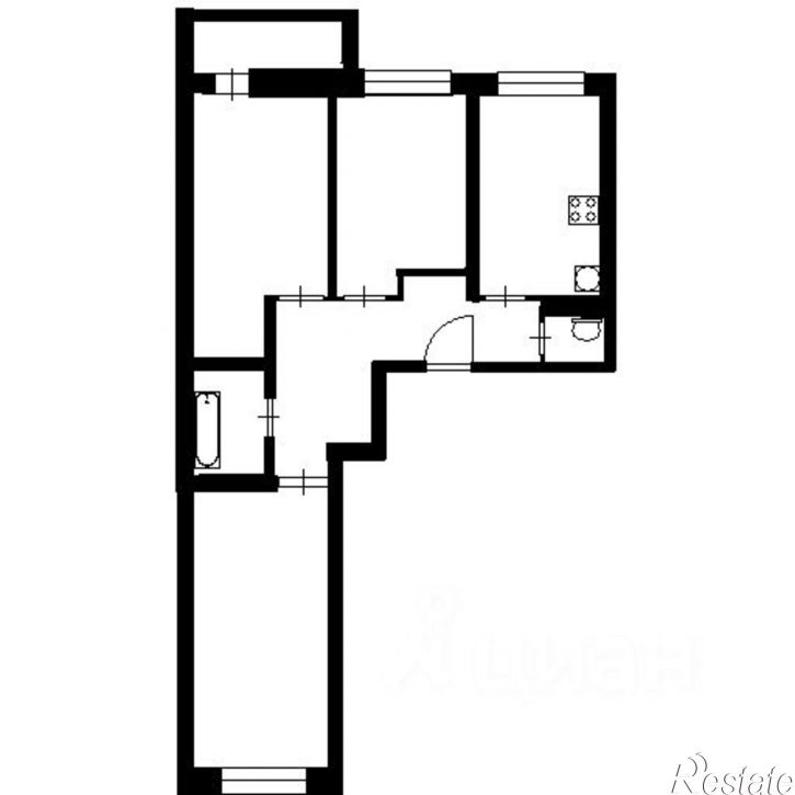 2-комн квартира Добрянка, пер. Строителей, 8