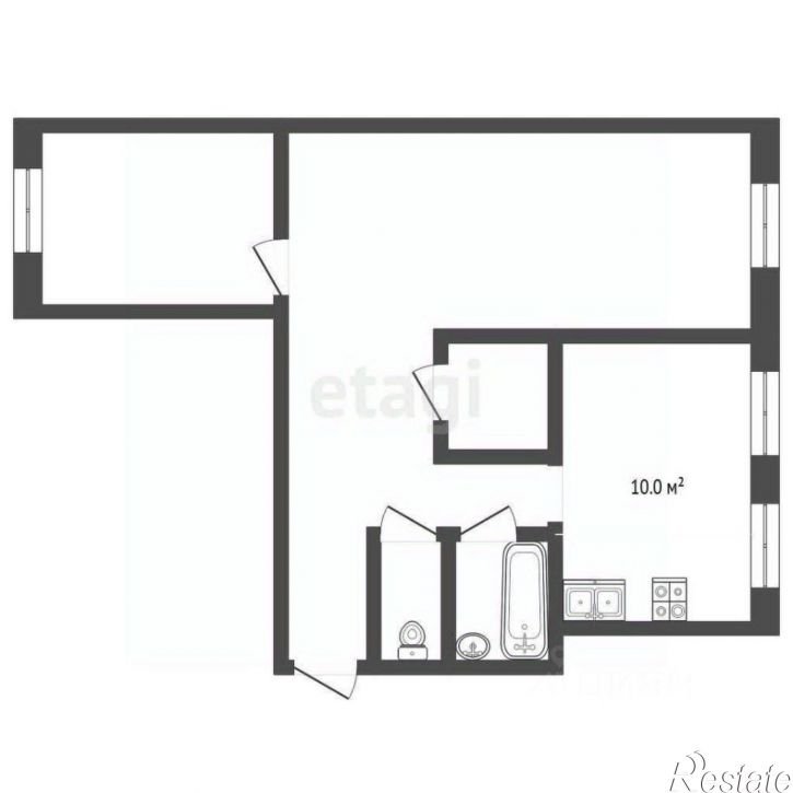 3-комн квартира