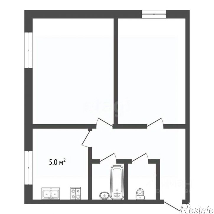 2-комн квартира Чернушинский городской округ