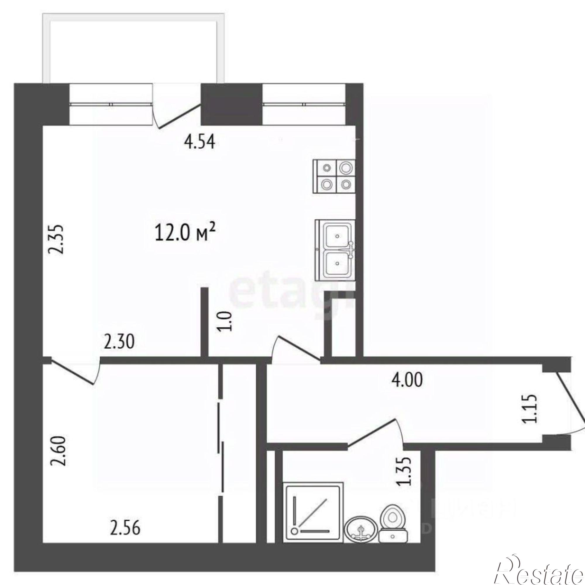 Купить квартиру за 2 850 000 рублей на ул Парковая, 24Б