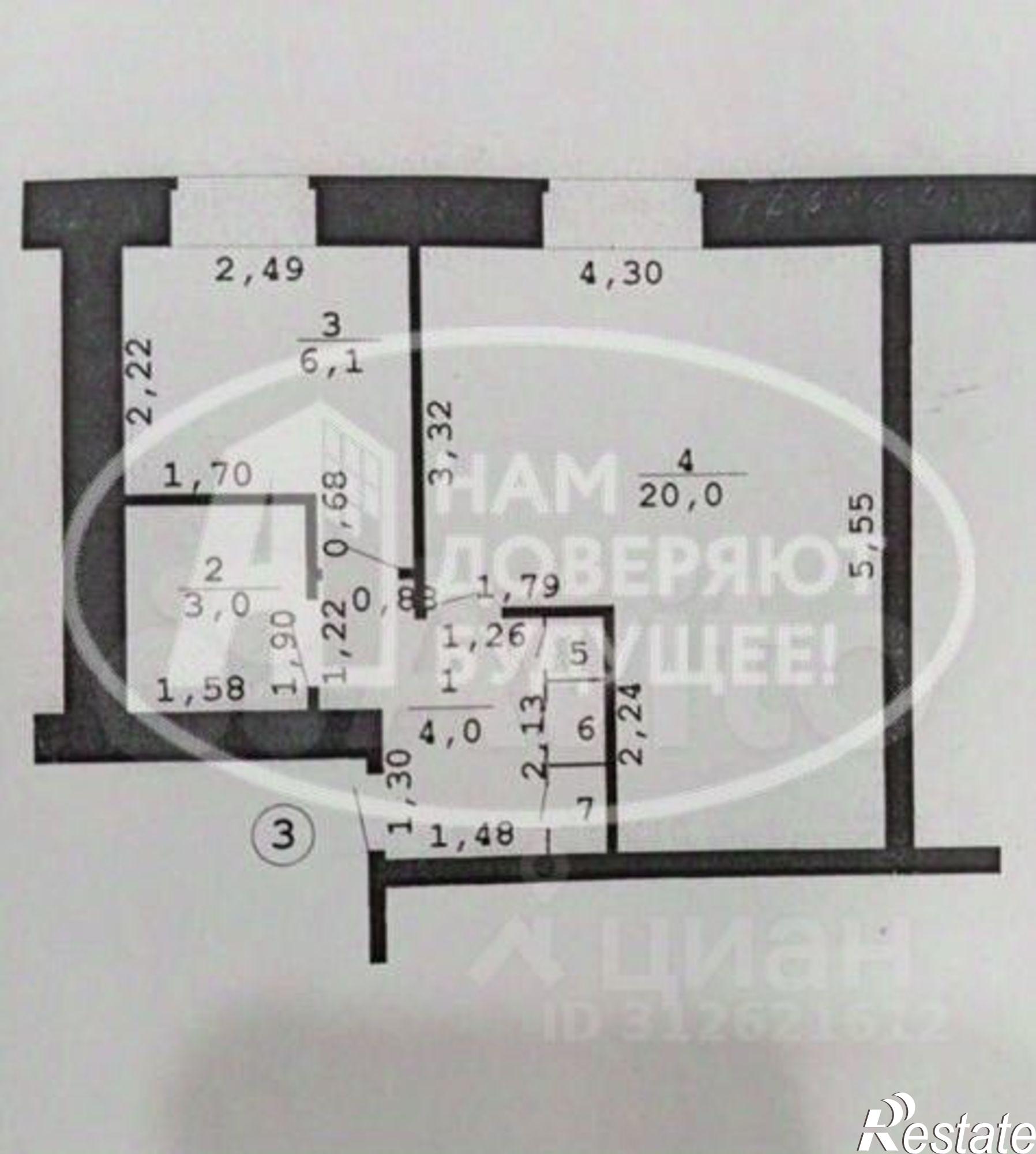 Купить квартиру за 2 000 000 рублей на ул Парковая, 6
