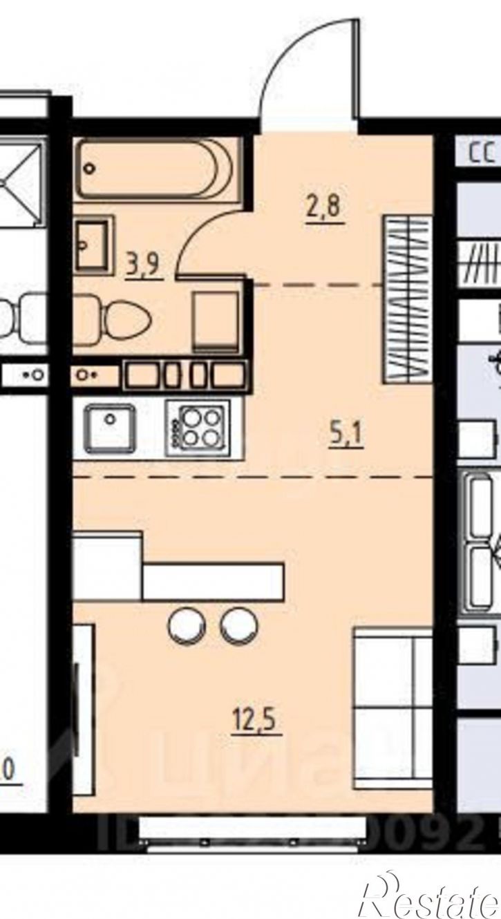 1-комн квартира Пермский муниципальный округ