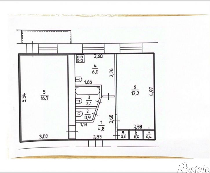 2-комн квартира улица Ситникова, 73,  д. 73