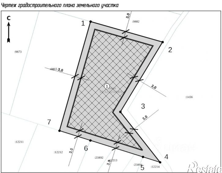 Земельный участок ул Благодатная, 16,  д. 16