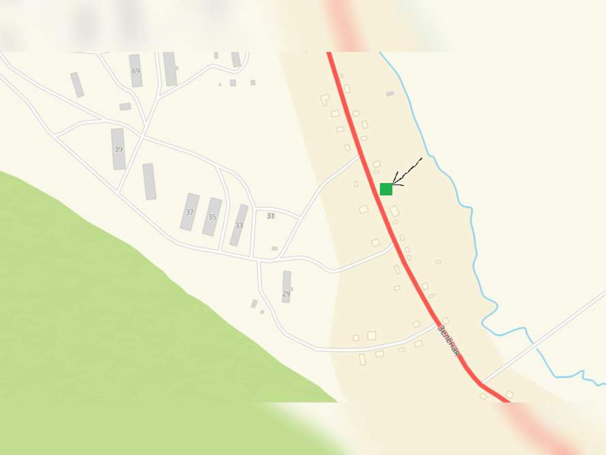 Купить землю, земельный участок за 65 000 рублей на Зеленая улица