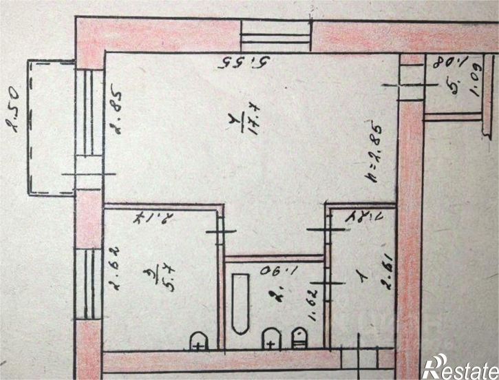 1-комн квартира ул Чапаева, 5,  д. 5