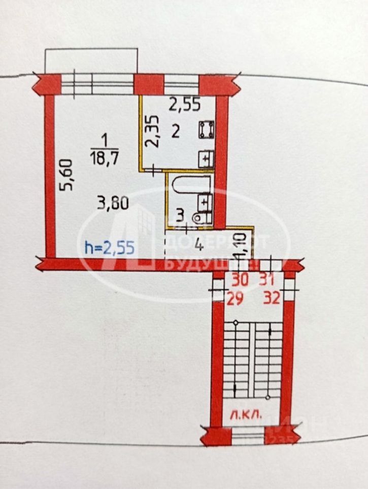 1-комн квартира улица Чайковского, 10