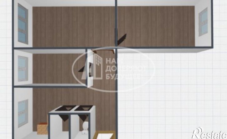 2-комн квартира улица Попова, 36А,  д. 36А