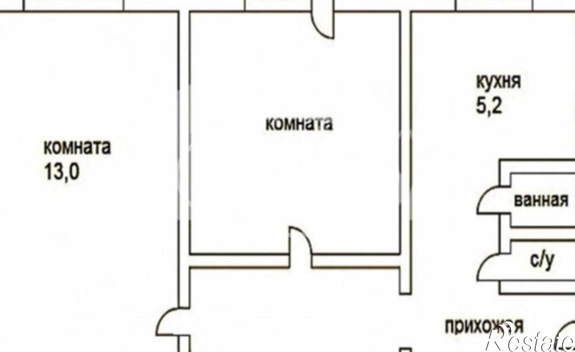 Купить квартиру за 3 700 000 рублей на улица Космонавтов, 3А