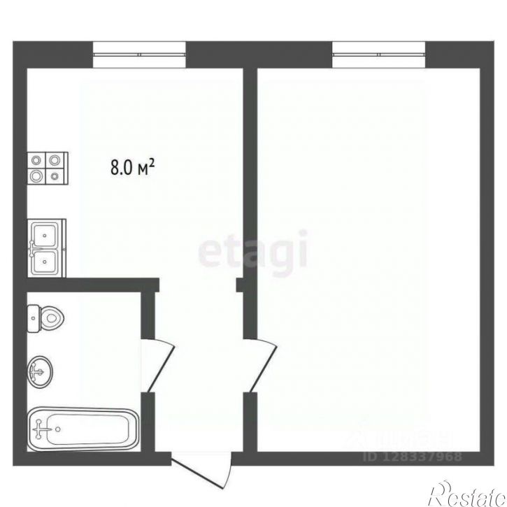 1-комн квартира ул Советская, 10а,  д. 10а