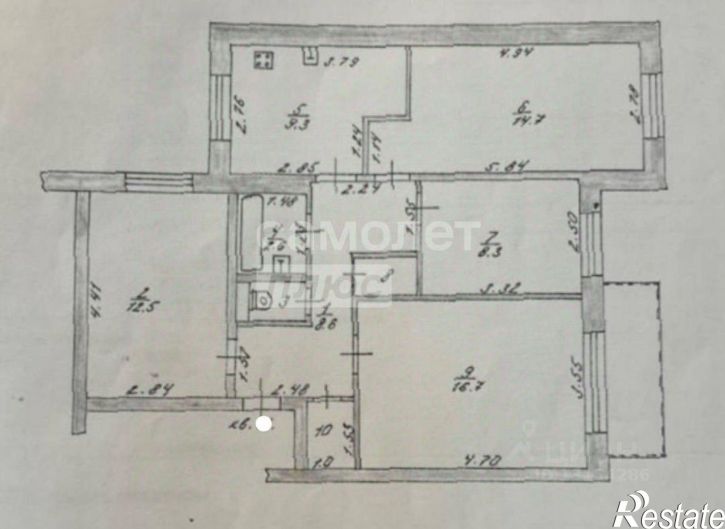 4-комн квартира ул Константина Симонова, 16 4,  д. 16 4,  к. 4