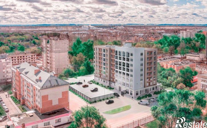 1-комн квартира в новом доме ул Чапаева, 44,  д. 44