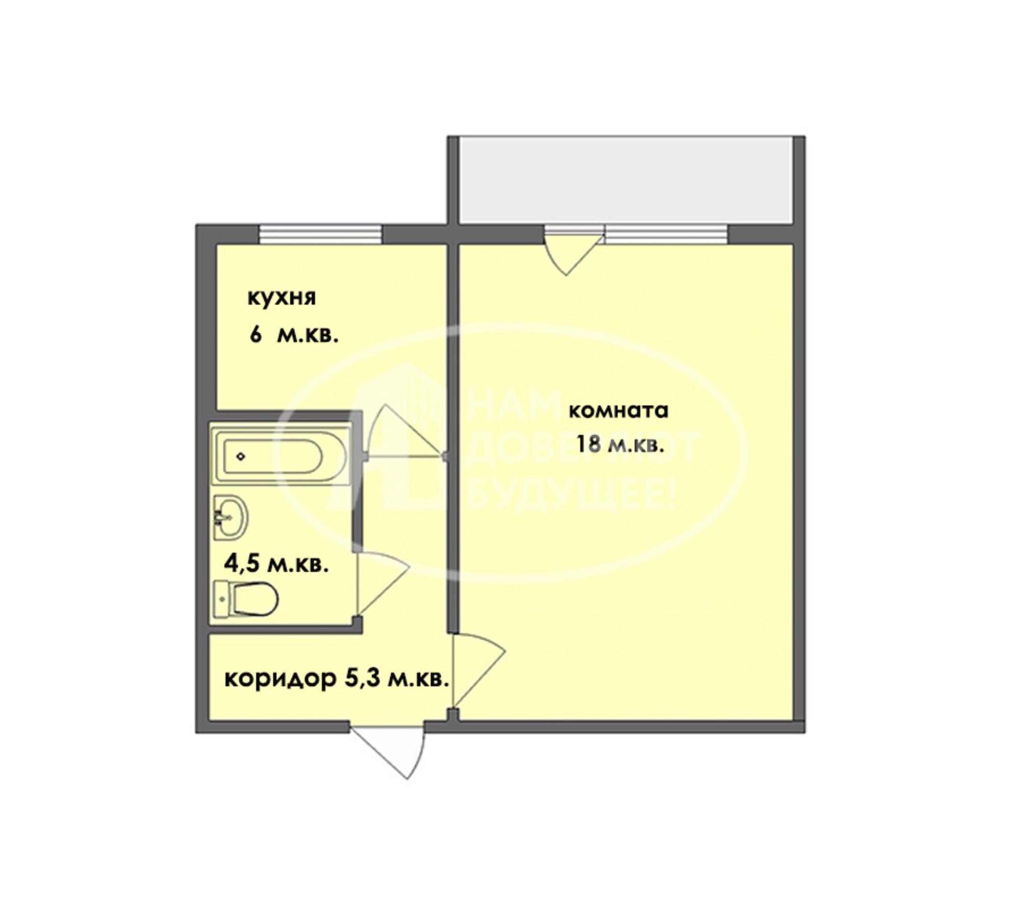 Купить квартиру за 1 950 000 рублей на улица Мира, 2