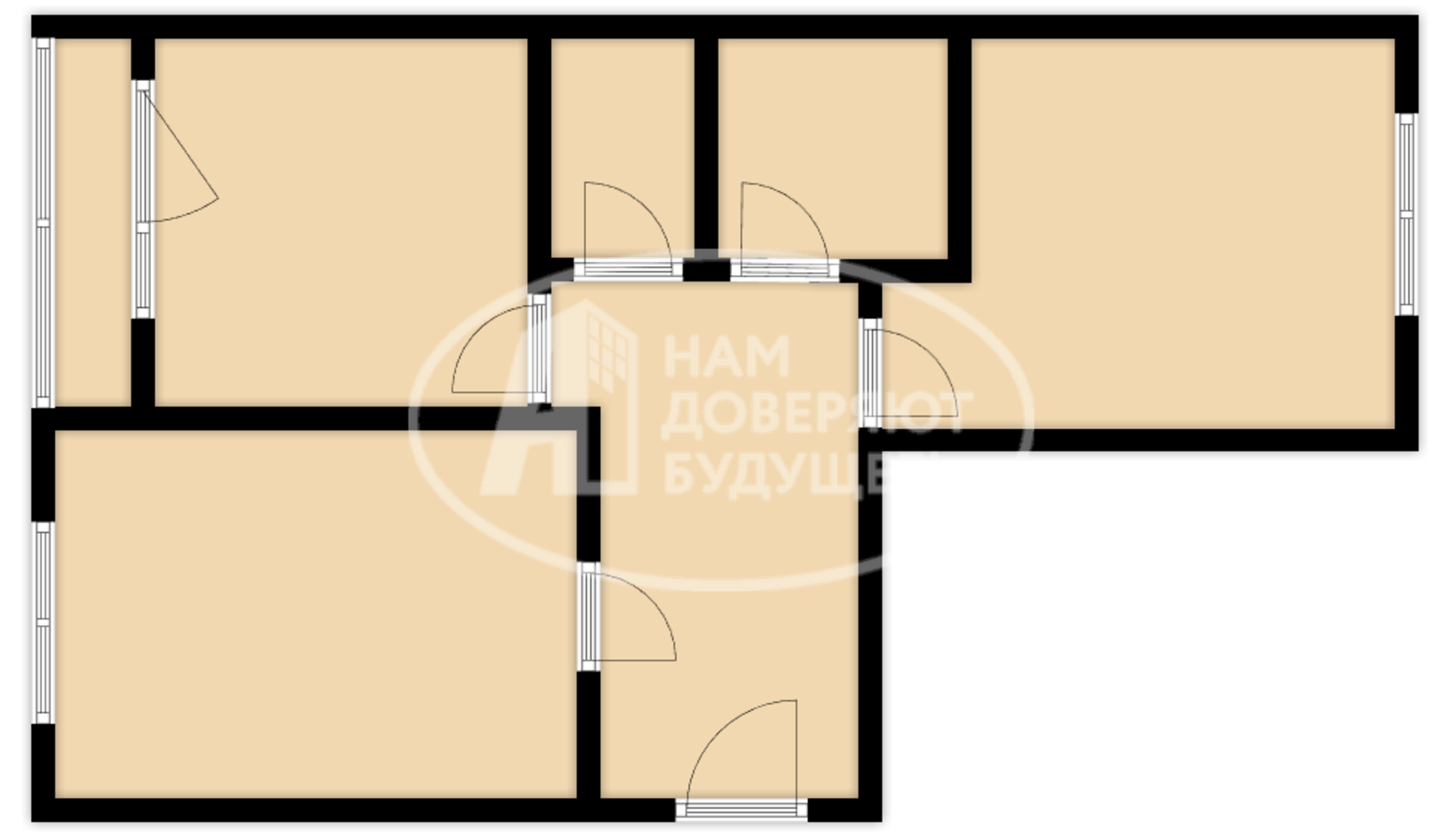 Купить квартиру за 4 750 000 рублей на улица Пугачёва, 48