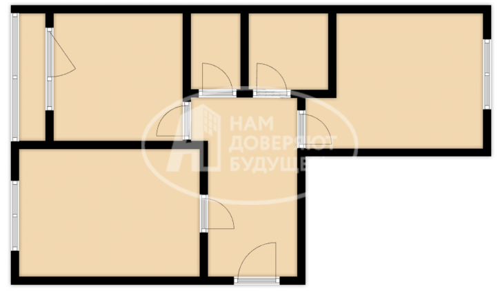 2-комн квартира улица Пугачёва, 48