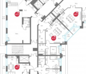 2-комн, 67 кв м, этаж 8/6 ул Монастырская, 9