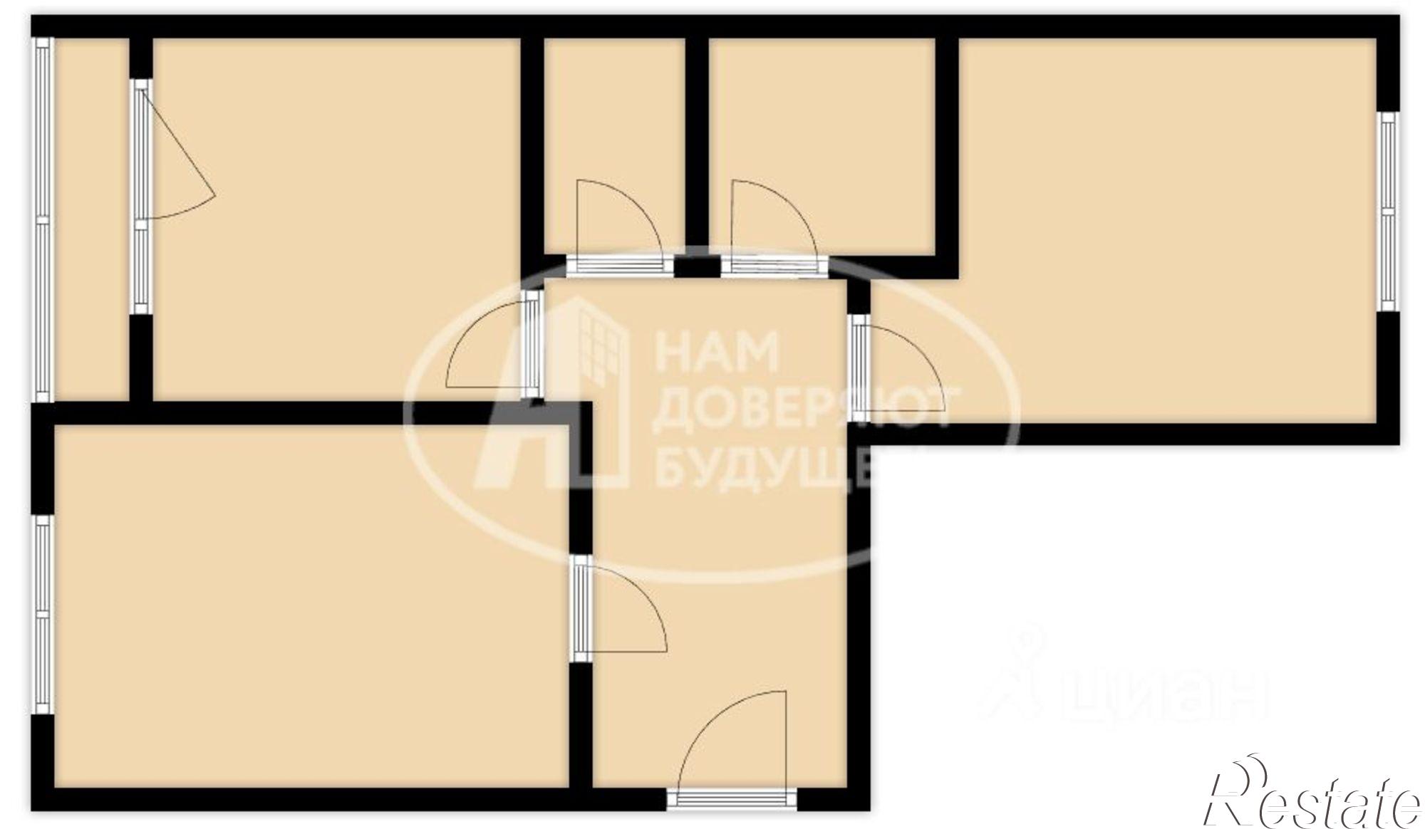 Купить квартиру за 4 750 000 рублей на Кунгурский муниципальный округ, Кунгур