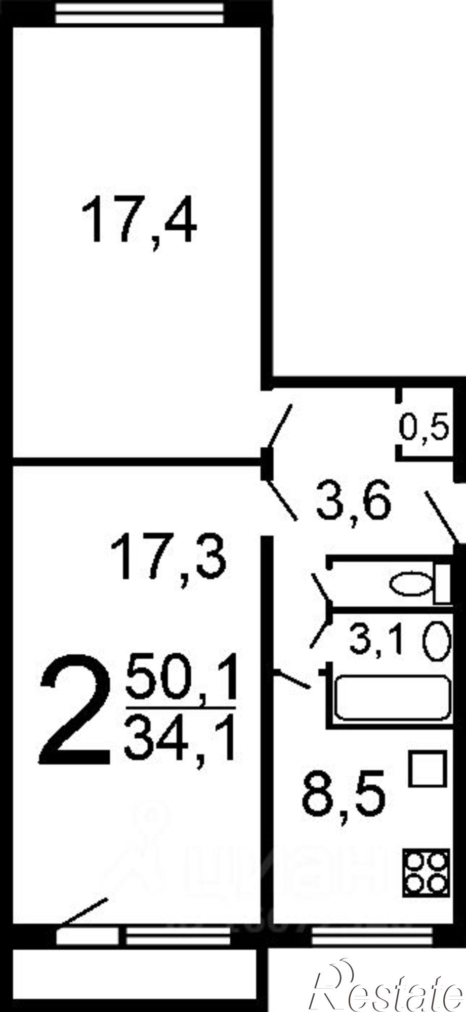 Купить квартиру за 2 950 000 рублей на г Березники, ул 30 лет Победы, д 6