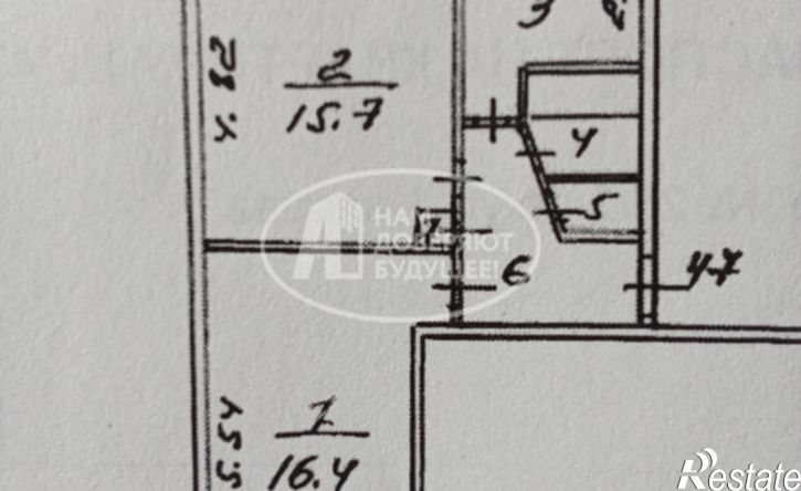 2-комн квартира улица Чапаева, 23/2,  д. 23/2