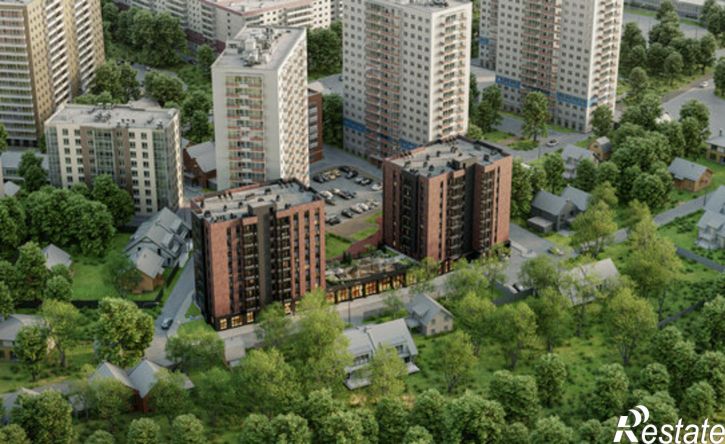 2-комн квартира в новом доме Пермь, Самолётная улица, 6