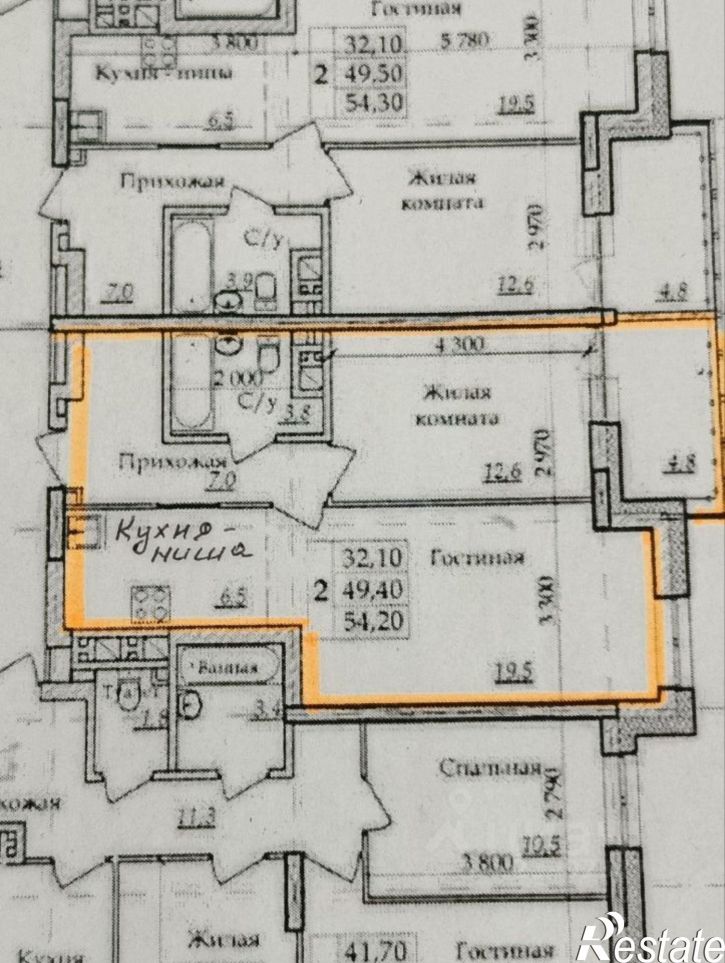 2-комн квартира Пермь, Кронштадтская улица, 47